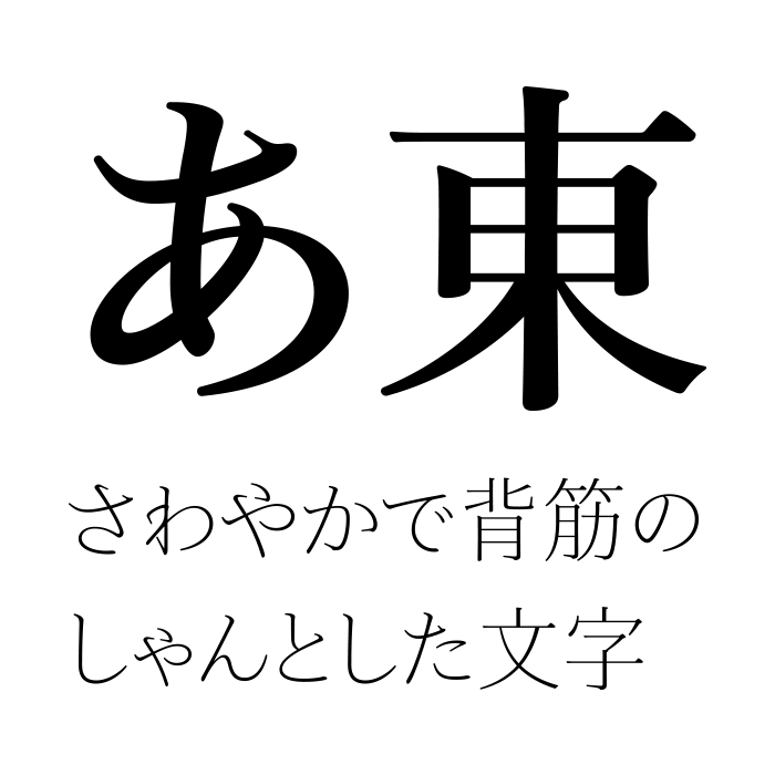 純明朝