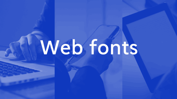 Web fonts